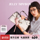 JellyToyboy包包女包JTB軟月包新款小眾單肩機車(chē)包枕頭包腋下斜挎包 白色