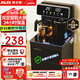 奧克斯（AUX）茶吧機 家用飲水機 高端客廳立式下置水桶智能遙控多功能泡茶機燒水壺一體自動(dòng)上水 【炫彩玻璃大屏雙溫雙顯】 制熱型