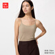 優(yōu)衣庫女裝AIRism Bra吊帶衫/空氣衣加杯背心帶胸墊482184 482186 482184/34駝色 L