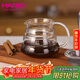 HARIO原裝進(jìn)口云朵咖啡壺V60家用耐熱玻璃咖啡手沖壺分享壺360ML