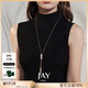 Jay時(shí)尚毛衣鏈輕奢長(cháng)款項鏈女衣服掛件裝飾品配飾送女友情人節禮物 【品牌禮盒】金色
