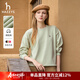哈吉斯（HAZZYS）女裝 秋季女士【PHIZ系列】純棉休閑風(fēng)落肩衛衣女 淺綠色LG L (165/88A 40)