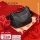 千百度（C.BANNER）牛皮包包女包斜挎包大容量中年媽媽單肩生日禮物高級感送女友老婆