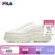斐樂(lè ) 斐樂(lè )官方LAVA女鞋夏季帆布鞋休閑鞋板鞋小白鞋運動(dòng)鞋黑色鞋子 奶白-AGD 37.5