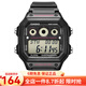 卡西歐(casio)男表 運動(dòng)男士手表 黑盤(pán)黑色橡膠帶AE-1300WH-1A2