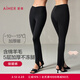 愛(ài)慕內衣保暖打底褲女含綿羊毛可外穿踩腳彈力五層加厚秋褲打底保暖褲 經(jīng)典黑400 XL (175)