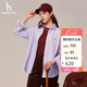 哈吉斯（HAZZYS）女裝牛津紡襯衫女ASCSK1BCX01 紫紅色PP 170/92A42