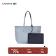 LACOSTE法國鱷魚(yú)女包25秋冬新款時(shí)尚正反兩用單肩托特包|NF2142AA R40/灰藍色/深藍色 00