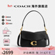 蔻馳（COACH）女包 2025新款簡(jiǎn)約皮質(zhì)單肩斜挎手提包CAM98情人節禮物 黑色CAM98B4BK
