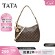 他她（TATA）女包2026春季新款單肩斜挎包輕奢質(zhì)腋下高級感包X3544AX6 啡杏/杏 F