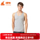 銅牛內衣 四季常規基礎打底衫汗衫 男 棉質(zhì) 羅紋工字運動(dòng)背心NB005 10花灰 XL (175/100)