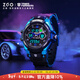 正港（ZGO）兒童手表男孩電子表炫酷運動(dòng)風(fēng)青少年小學(xué)生初中校園專(zhuān)用新年禮物