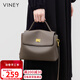viney牛皮包包女包通勤斜挎郵差包輕奢單肩包生日三八38女神節禮物