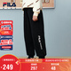 FILA【抗菌功能】斐樂(lè )兒童童裝2025年冬季男童中大童加絨長(cháng)褲