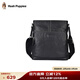 暇步士（Hush Puppies）單肩包男斜挎包牛皮頭商務(wù)休閑時(shí)尚青年包包生日禮物送男朋友