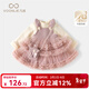 凡獵女童連衣裙冬裝洋氣兒童公主加絨背帶裙女寶寶一周歲禮服冬季 粉色/不含配飾包 100 cm