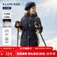 E·LAND KIDS【三防】童裝2025年冬季新品女童連帽羽絨服韓版潮 EKJDF4T21ENavy藏青色/59 160