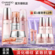 自然堂（CHANDO） 彈嫩緊致抗皺護膚品套裝水乳補水保濕滋潤淡化細紋干紋新年禮物 【緊致抗皺】 柔膚液+乳+精華+眼