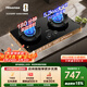 海信（Hisense）【天然氣】雙邊定時(shí)70%熱效率5.2KW臺嵌兩用家用燃氣灶京東自營(yíng)上門(mén)安裝底座可調DB33Pro以舊換新