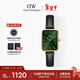 丹尼爾惠靈頓（DanielWellington）DW女士手表復古方盤(pán)小綠表輕奢小眾石英腕表送女友新年禮物DW446