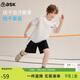 ASK JUNIOR男童運動(dòng)套裝夏季兒童薄款快干T恤+短褲中大童網(wǎng)球服兩件套  160