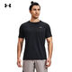 安德瑪（Under Armour）Tech 2.0男子訓練運動(dòng)短袖T恤1326413 黑色001 L