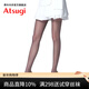 厚木Atsugi天鵝絨菱形加襠薄款女襪連褲襪絲襪女AM1600 037灰色 1雙 L -LL（身高155-170）