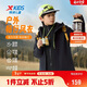 特步（XTEP）兒童童裝男童冬季搖粒絨外套防風(fēng)保暖風(fēng)衣 純正黑 160cm