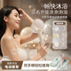 金稻電動(dòng)清潔刷懶人洗搓澡神器雙長(cháng)柄搓背刷沐浴刷自動(dòng)搓泥機按摩后背刷子洗澡送女友情人節禮物 【奶咖色】送4刷頭_綿密軟毛不傷膚IPX7級防水