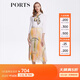 PORTS寶姿春夏新款女裝時(shí)尚印花半身裙百褶裙LM8S049MPP025 SIL GREEN PRINT M (6)