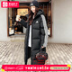阿迪達斯（adidas）羽絨服男裝女裝2025冬季新款長(cháng)款連帽運動(dòng)服戶(hù)外加厚保暖潮流外套 黑色長(cháng)款/男女同款/絨子含量80%/主推 S 【建議體重105斤-120斤】
