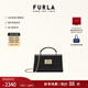 芙拉（FURLA）【新年禮物】1927牛皮迷你女士單肩手提斜挎包鏈條包小芙袋 黑色