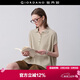 佐丹奴設計師款polo衫t恤女夏純棉翻領(lǐng)蝙蝠短袖寬松上衣18315902