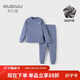 努比屋兒童保暖內衣套裝男童加絨加厚秋冬打底女童打底秋衣中大童睡衣