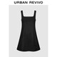 UR2026春季新款女裝氣質(zhì)簡(jiǎn)約日常短款無(wú)袖連衣裙UWM760004 黑色 M