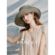 凡飾（FANCET）草帽女春夏法式優(yōu)雅遮陽(yáng)帽大檐可折疊帽子出游度假海邊沙灘帽