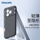 飛利浦【超薄輕磨砂殼】適用iPhone17ProMax蘋(píng)果16/15手機殼全包磨砂保護套手感好極簡(jiǎn)商務(wù)ins風(fēng)半透明 【砂透黑】超輕薄磨砂保護套 iPhone 17 Pro Max