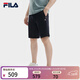 斐樂(lè ) 斐樂(lè )官方男裝針織五分褲子時(shí)尚休閑簡(jiǎn)約基礎短褲男 傳奇藍-NV L (175) 84A
