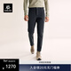 KAILAS凱樂(lè )石洛克X軟殼褲男抓絨保暖防靜電戶(hù)外防風(fēng)加厚登山徒步褲秋冬 玄青黑 33