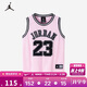 Jordan耐克（NIKE）童裝運動(dòng)背心夏季兒童無(wú)袖T恤 櫻花粉 155(XL)
