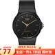 卡西歐（CASIO） 卡西歐(CASIO)男女手表小黑表時(shí)尚潮流學(xué)生表休閑運動(dòng)中性表 黑盤(pán)黑帶橡膠帶MQ-24-1E