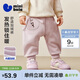 迷你巴拉（minibala）男童女童寶寶褲子2025冬遠紅外發(fā)熱鎖
