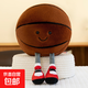 毛絨玩具解壓公仔網(wǎng)紅籃球排球足球玩偶趣味可愛(ài)兒童抱枕布娃娃 籃球 含腿36cm