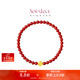 周大福SOINLOVE蜜粉金十里紅妝柿柿如意黃金玉髓手串VR1653禮物