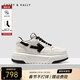 CHERY KALLY【沈夢(mèng)辰同款】厚底小白鞋2025秋冬新款休閑鞋運動(dòng)板鞋女生日禮物 白黑色 White black 37 (235mm)