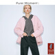 Pure:Moment:小麥檬圓領(lǐng)無(wú)帽基礎版百搭白色棉服外套4FA180751 灰粉4FA180753 S