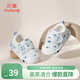 牧童步前寶寶鞋春秋款男童軟底室內鞋透氣網(wǎng)面學(xué)步鞋嬰兒鞋女 藍莓藍（透氣網(wǎng)面） 18 鞋內長(cháng)13.7cm