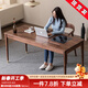 盤(pán)柁（pantuo）實(shí)木書(shū)桌北美黑胡桃木家用電腦桌北歐簡(jiǎn)約現代書(shū)房辦公桌帶抽屜 FAS北美黑胡桃木單書(shū)桌150*70*76cm