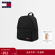 TOMMY JEANS男經(jīng)典刺繡休閑外出旅行輕便通勤學(xué)院風(fēng)大容量書(shū)包雙肩背包 黑色BDS 均碼