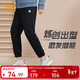 361°運動(dòng)褲男士秋冬季休閑衛褲束腳跑步寬松針織長(cháng)褲子男652334707D-5